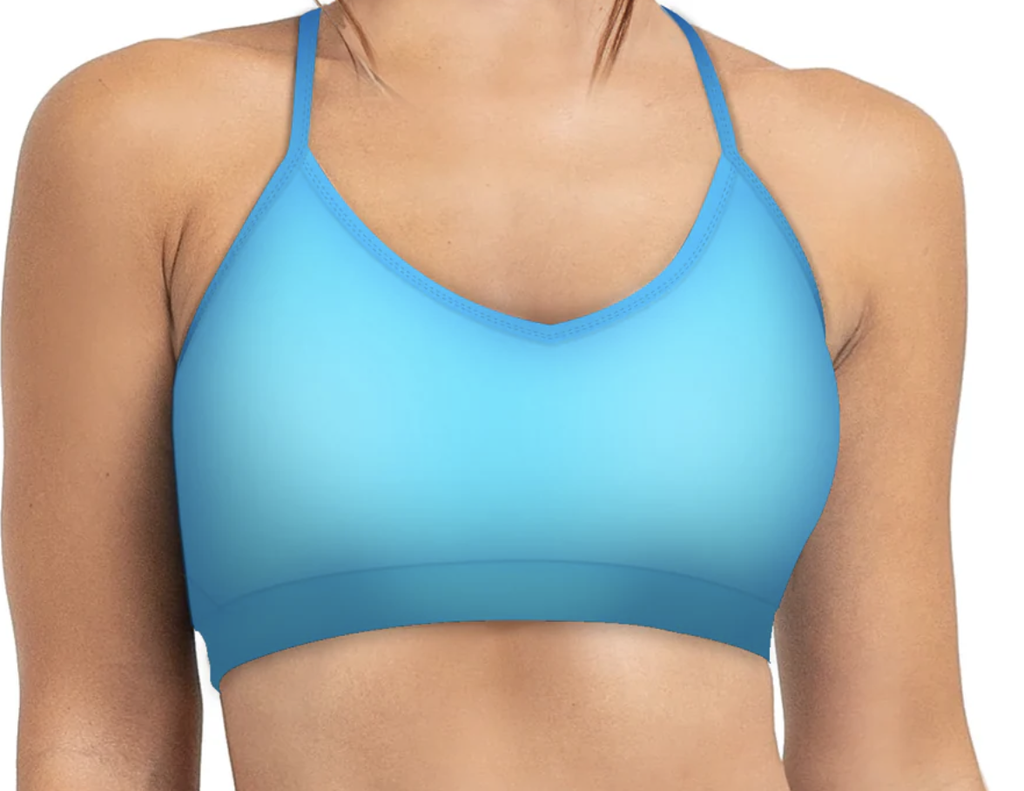 SPACEFISH Bahama Blue Bikini Top