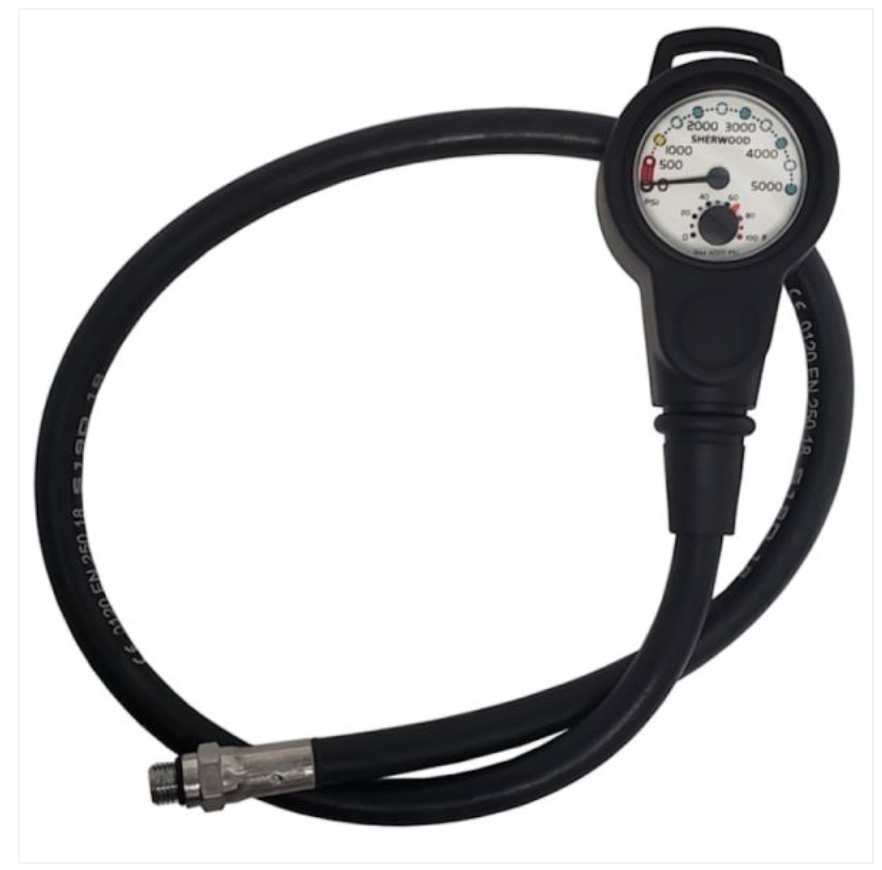 SHERWOOD PG w/Flex & Boot PSI/BAR 