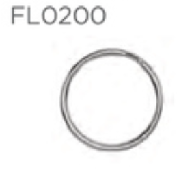 [FL0200] ISC SS Split Ring Large 1-1/4"
