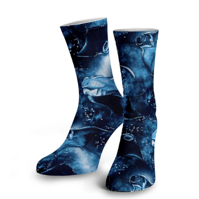 [SFA005DS] SPACEFISH Manta Mayhem Dive Socks