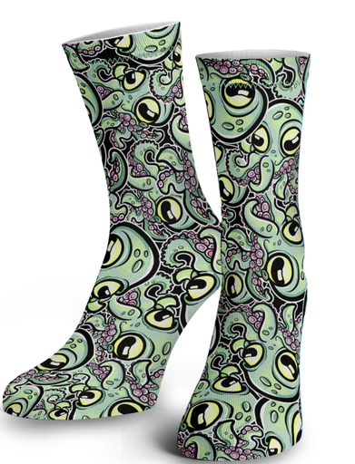 [SFA027DS] SPACEFISH Cookie Octopus Dive Socks