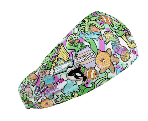 [SFA006HB] SPACEFISH Candy Octopus Headband